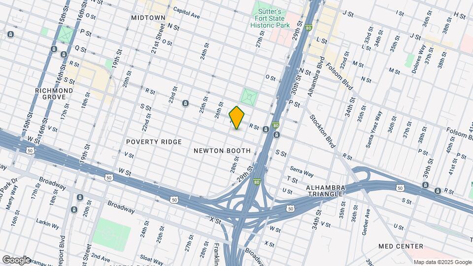 2715 S St Mapa y Detalles de la Ubicación