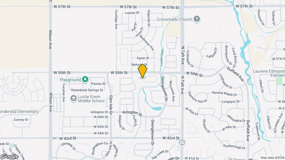 1778 W 50th St Map and Location Details