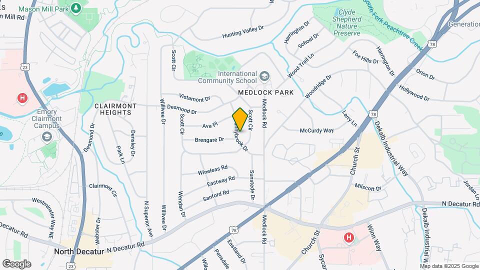 737 Sunnybrook Dr Map and Location Details