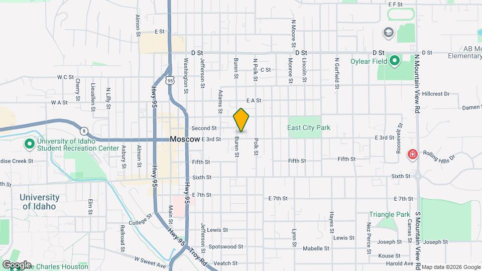 504 E 3rd St Map and Location Details