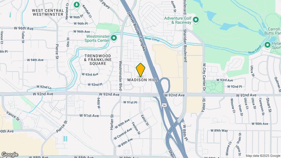 5771 W 92nd Ave Map and Location Details