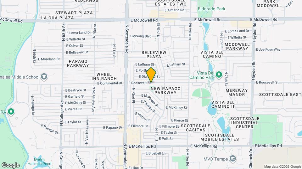 7319 E Roosevelt St Map and Location Details