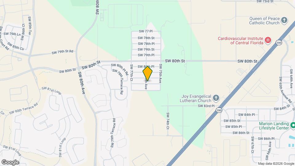 7593 SW 82nd St Map and Location Details