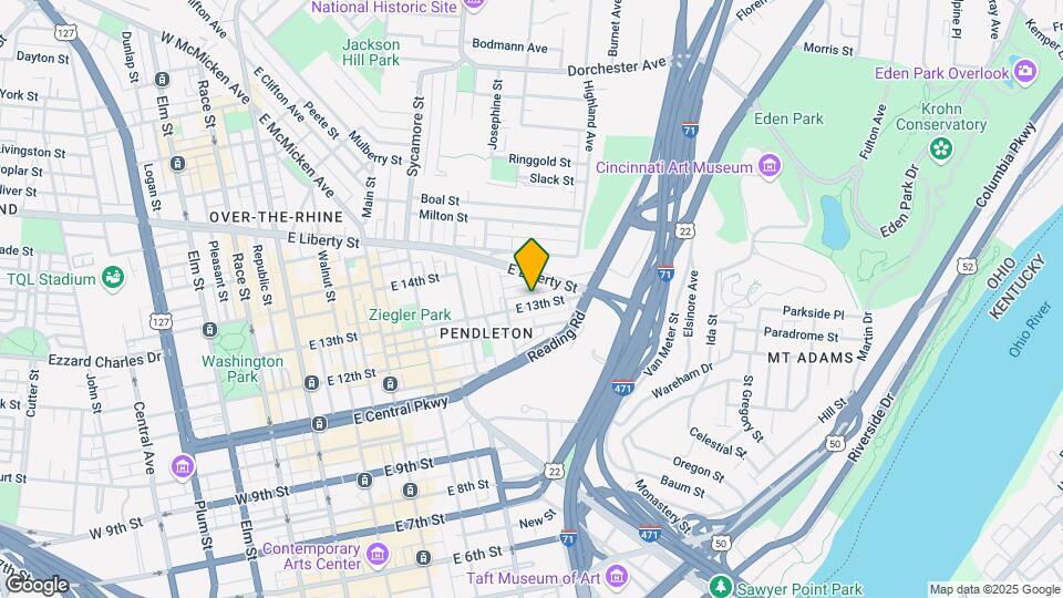 520 E Thirteenth St Mapa y Detalles de la Ubicación