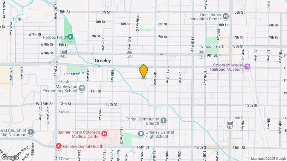 1432 11th St Map and Location Details
