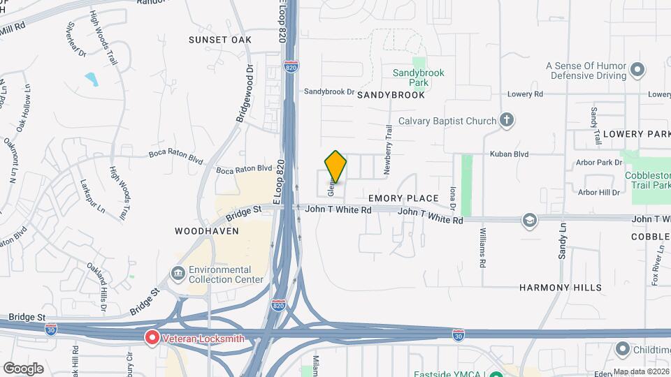 929 Glenndon Dr Map and Location Details
