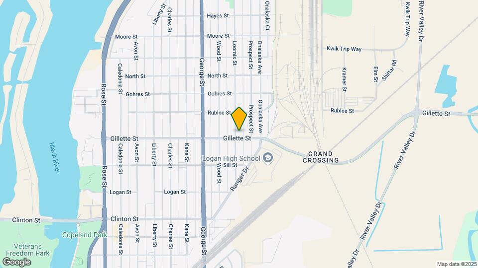 1606 Loomis St Map and Location Details