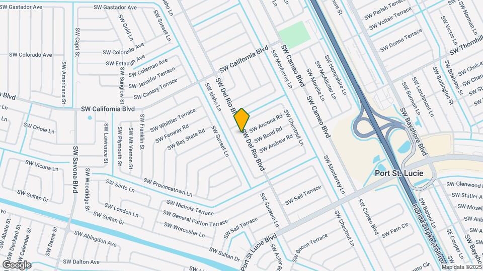 886 SW Del Rio Blvd Map and Location Details