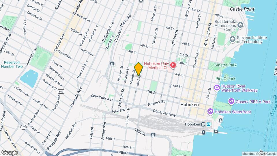 132 Madison St Map and Location Details