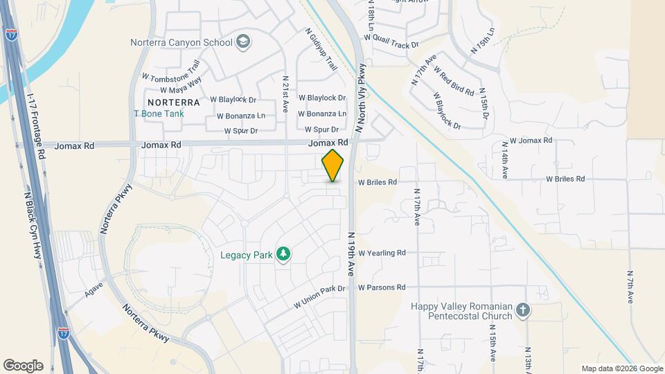 1927 W Hide Trl Map and Location Details