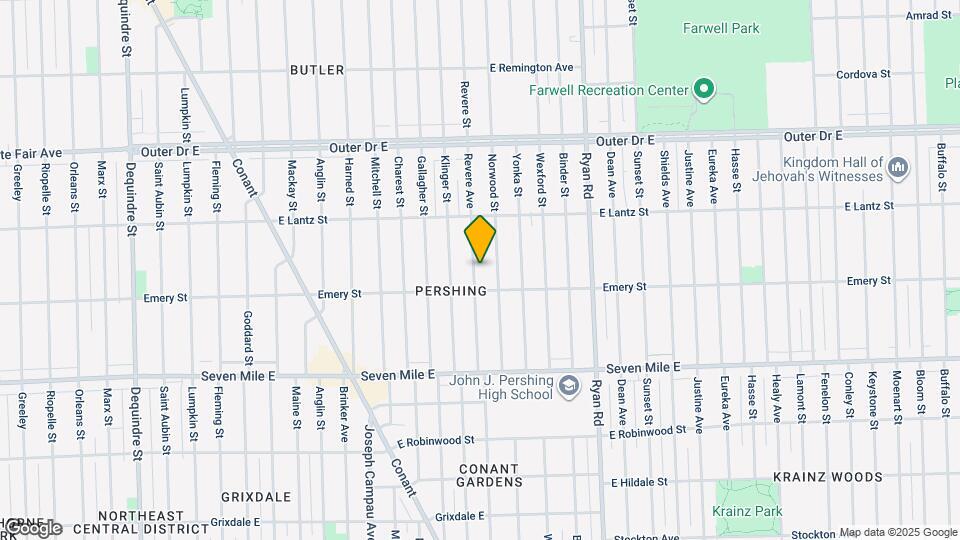 19346 Revere St Map and Location Details