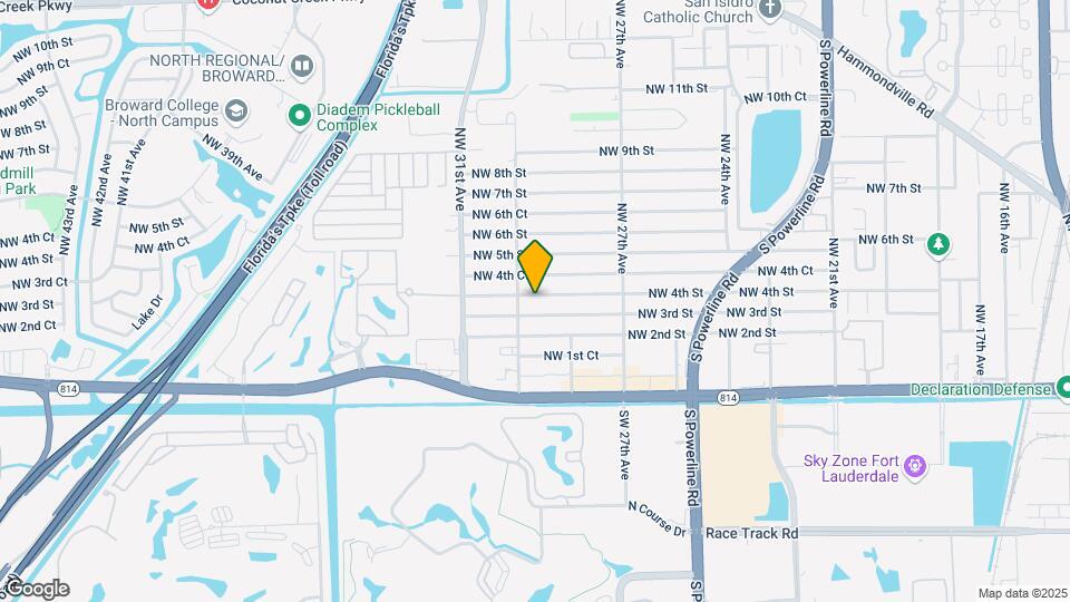 2850 NW 4th St Map and Location Details