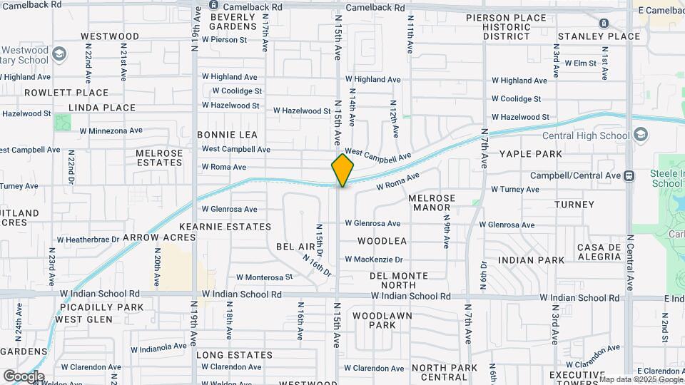 4335 N 15th Ave Mapa y Detalles de la Ubicación