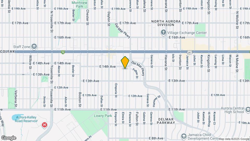 1356 Elmira St Map and Location Details