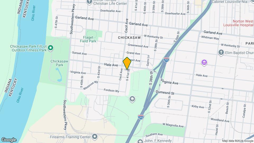 1164 S 41st St Map and Location Details