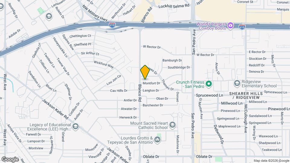 343 Montfort Dr Map and Location Details