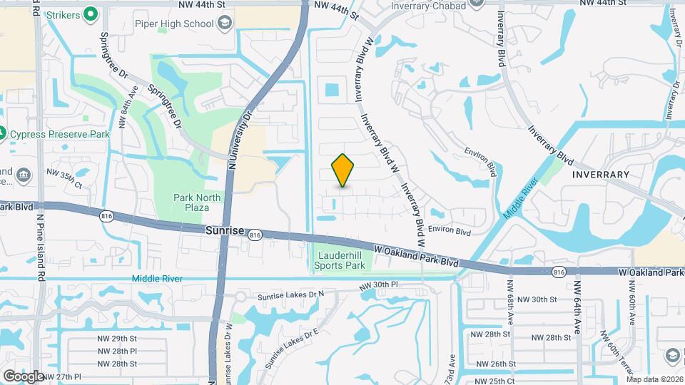 7450 NW 34th St Map and Location Details