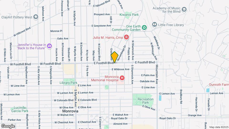 424 E Foothill Blvd Map and Location Details