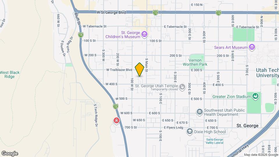 50 W 400 S Map and Location Details