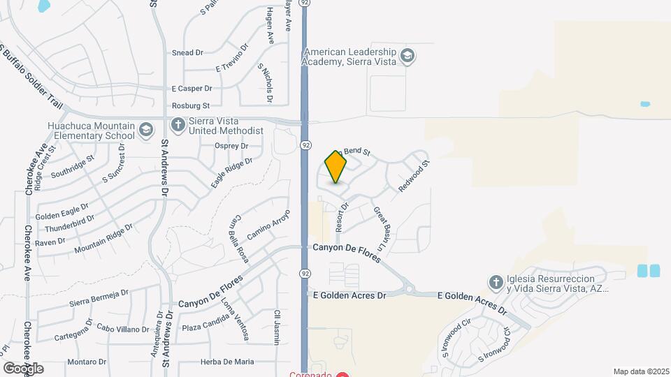 3828 Big Bend St Map and Location Details