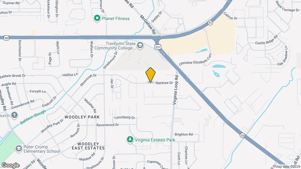3224 Raintree Dr Map and Location Details