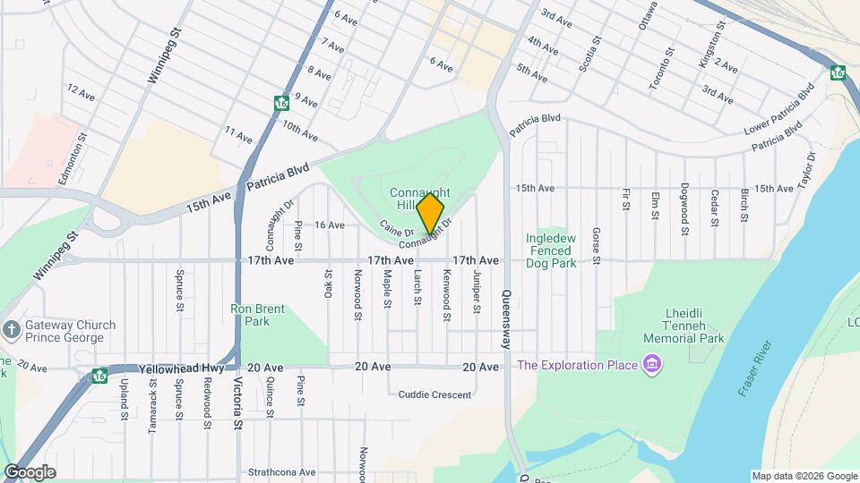 1177 Connaught Dr Map and Location Details