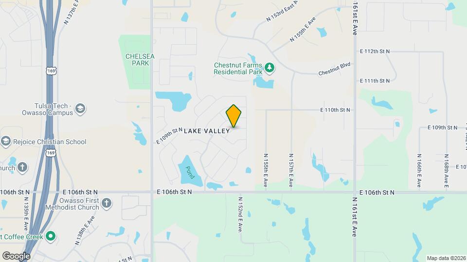 15112 E 109th St N Map and Location Details