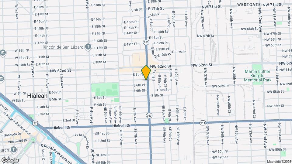 680 E 8th Ave Map and Location Details