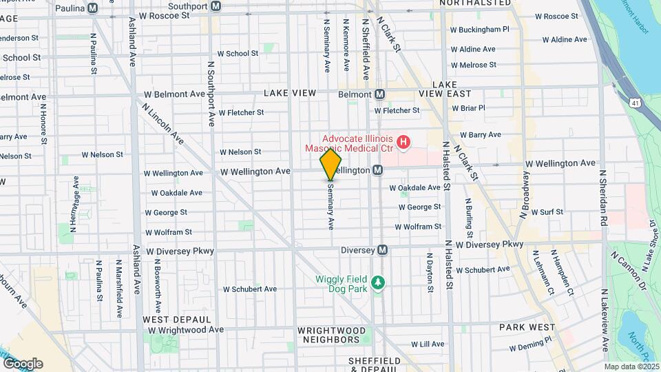 2952 N Seminary Ave Map and Location Details