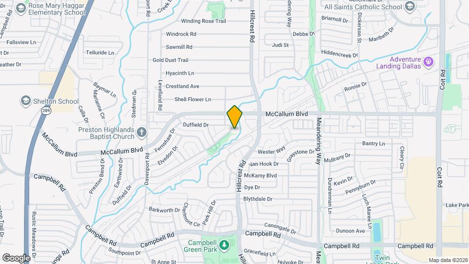 7012 Duffield Dr Map and Location Details