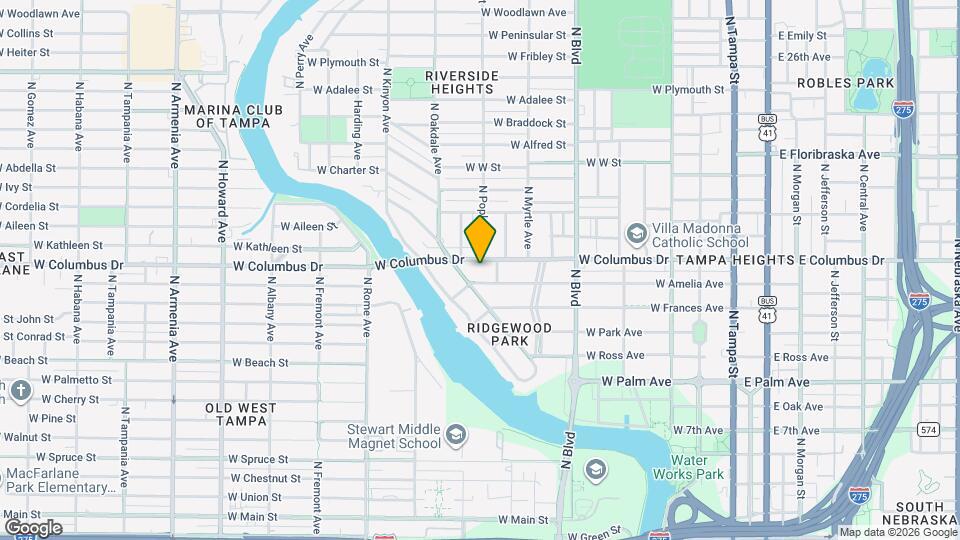 902 W Columbus Dr Map and Location Details