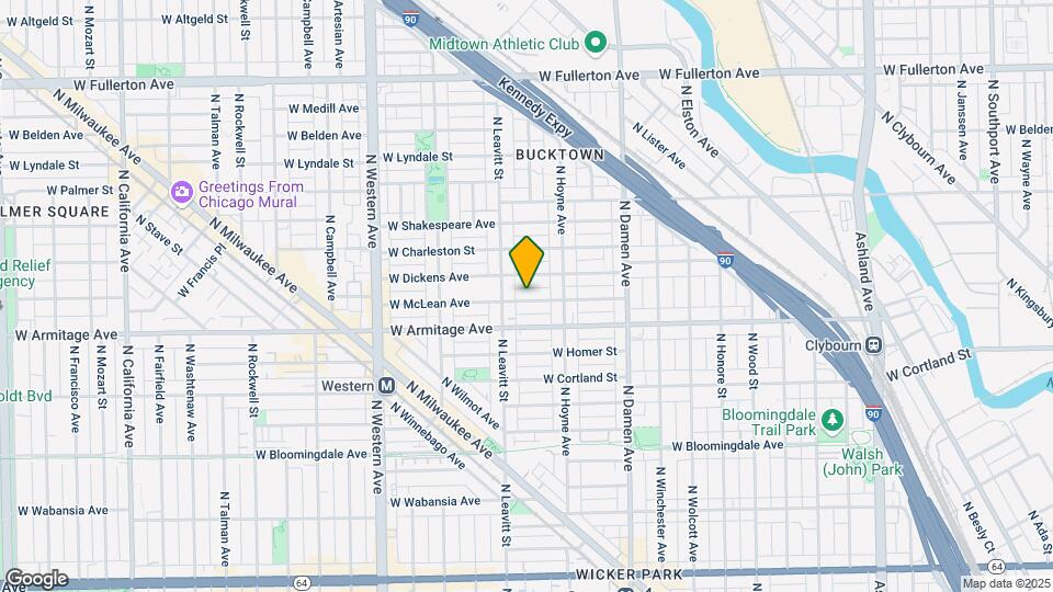 2138 W McLean Ave Map and Location Details