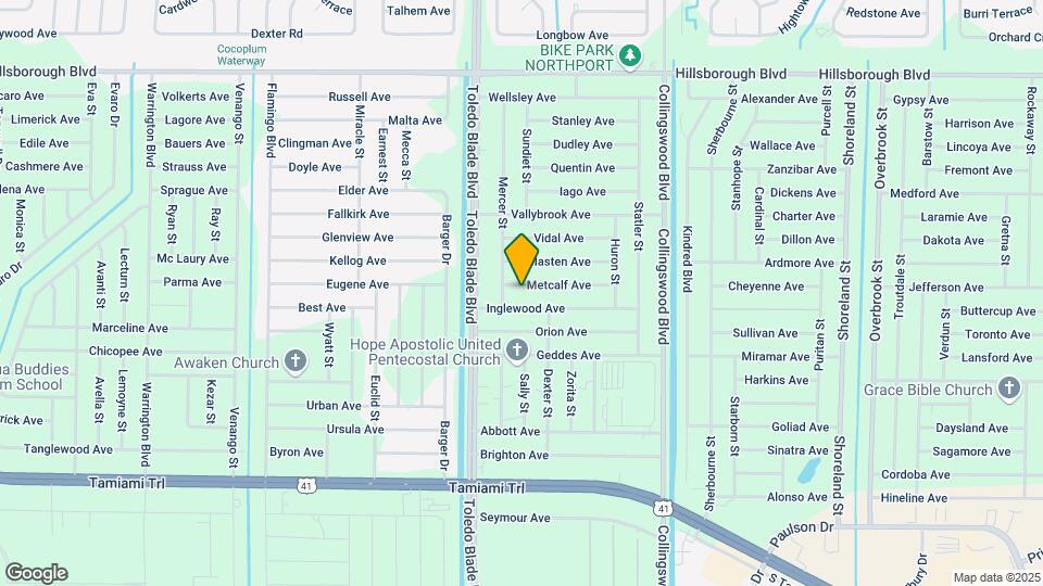 17351 Metcalf Ave Map and Location Details