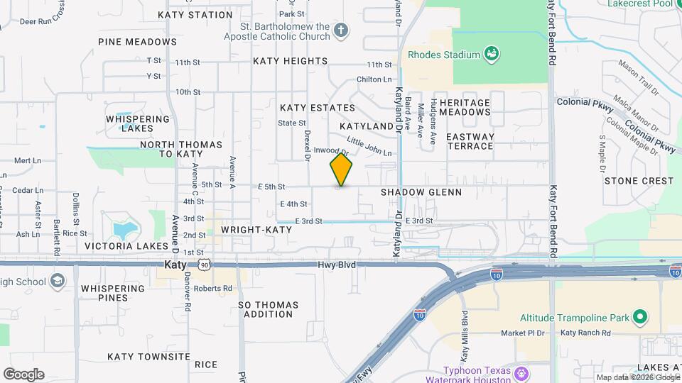 Katy Manor Apts. Map and Location Details