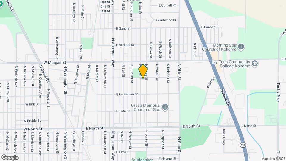 1824 N Jay St Map and Location Details