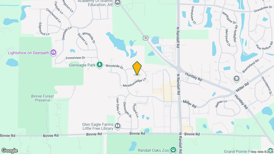 1524 Meadowsedge Ln Mapa y Detalles de la Ubicación