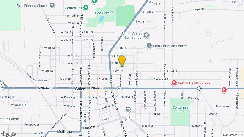 310 Vine Ave Map and Location Details