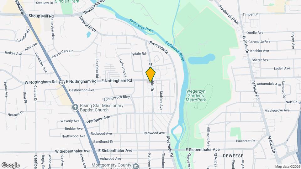 4045 Old Riverside Dr Mapa y Detalles de la Ubicación
