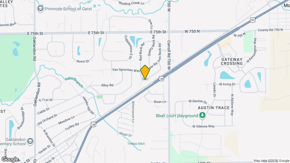 12601 Slippery Rock Rd Map and Location Details
