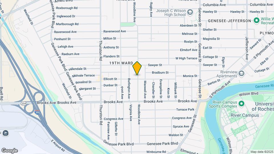 204 Ellicott St Map and Location Details