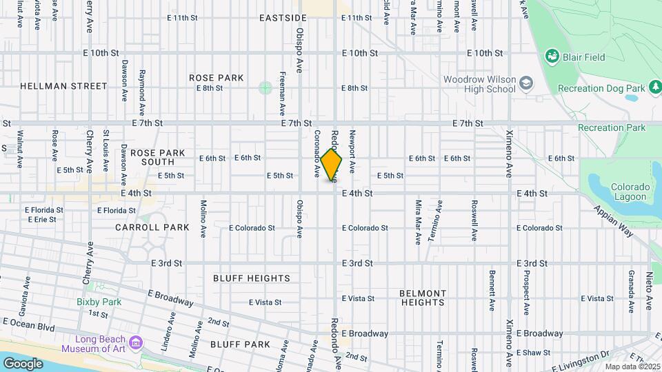 417 Redondo Ave Map and Location Details