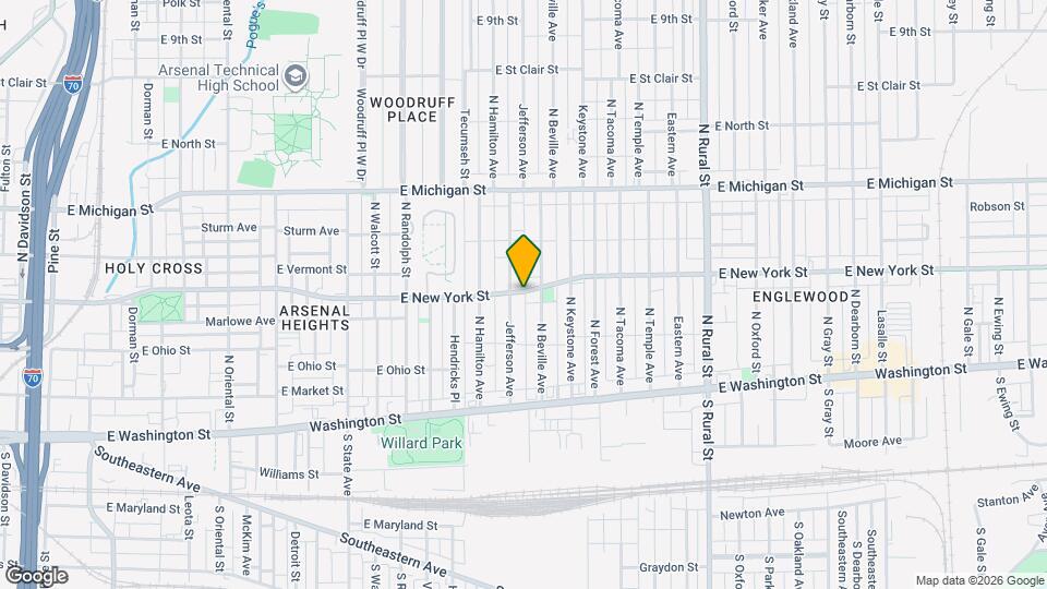 2211 E New York St, Unit B Mapa y Detalles de la Ubicación