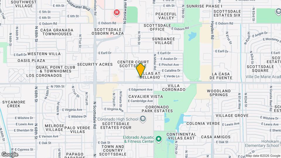7502 E Thomas Rd, Unit #204 Mapa y Detalles de la Ubicación