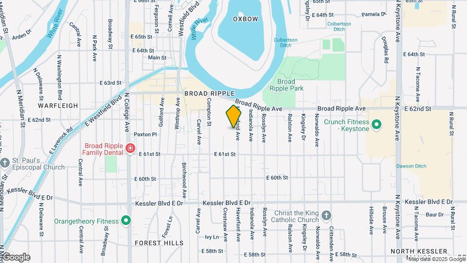6156 Haverford Ave Map and Location Details