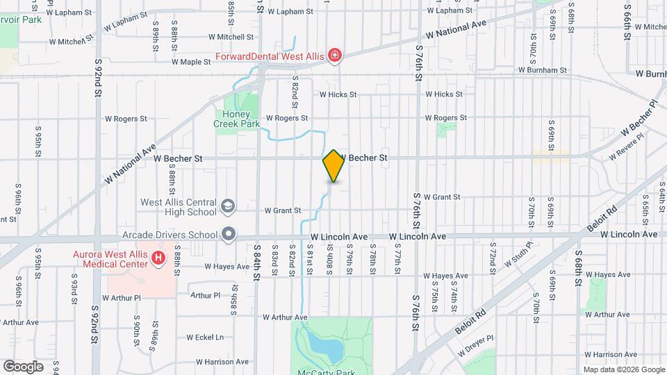 2158 S 80th St Map and Location Details