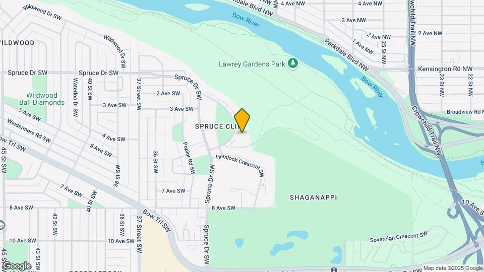 520-524 Cedar Cres SW Map and Location Details