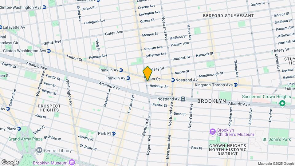 1259 Bedford Ave Map and Location Details
