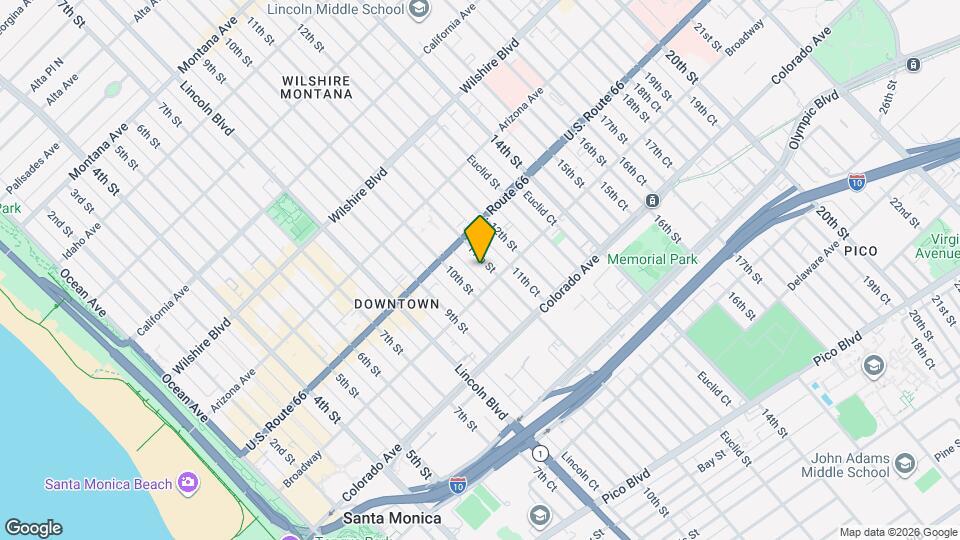1438 11th St Map and Location Details