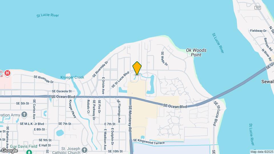 166 SE St Lucie Blvd Map and Location Details