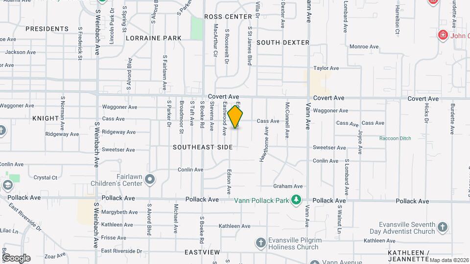 1721 Edson Ave Map and Location Details